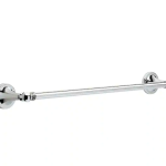 Wall Mount Towel Bar Hardware  in Polished Chrome